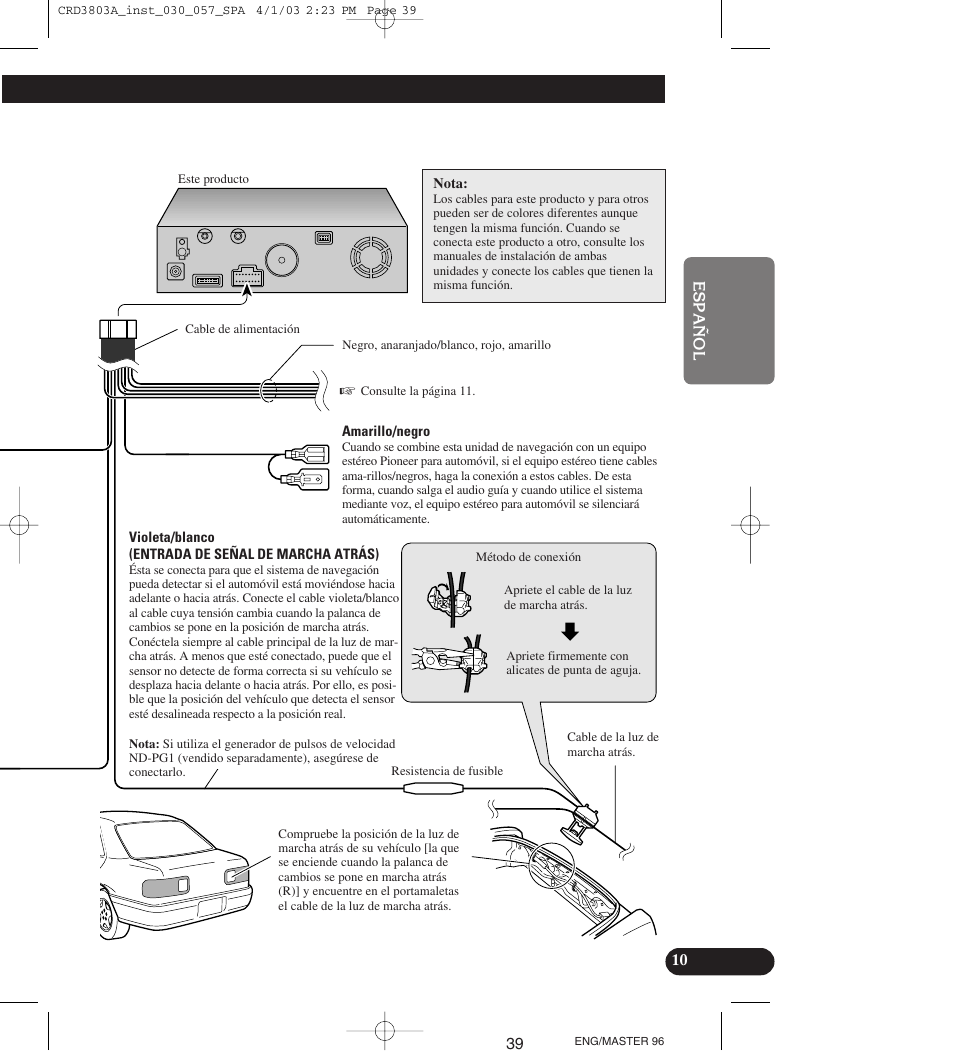 Pioneer AVIC900HVT User Manual | Page 39 / 172