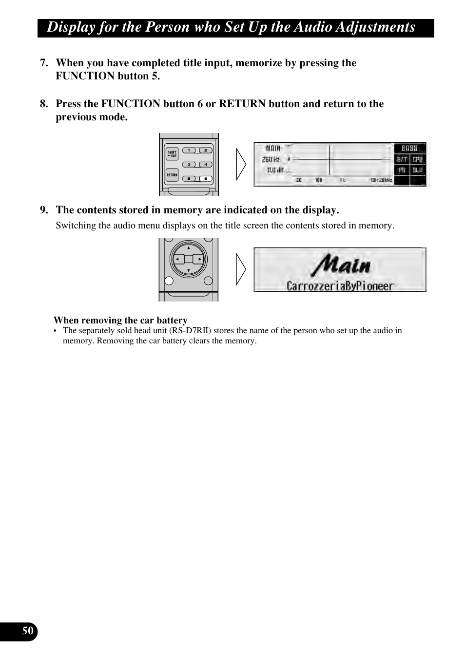 Pioneer RS-P90 User Manual | Page 50 / 63