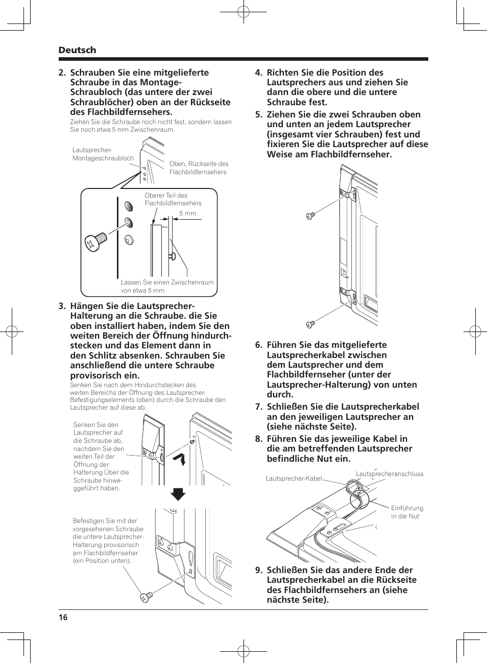 Pioneer PDP-S64 User Manual | Page 16 / 50