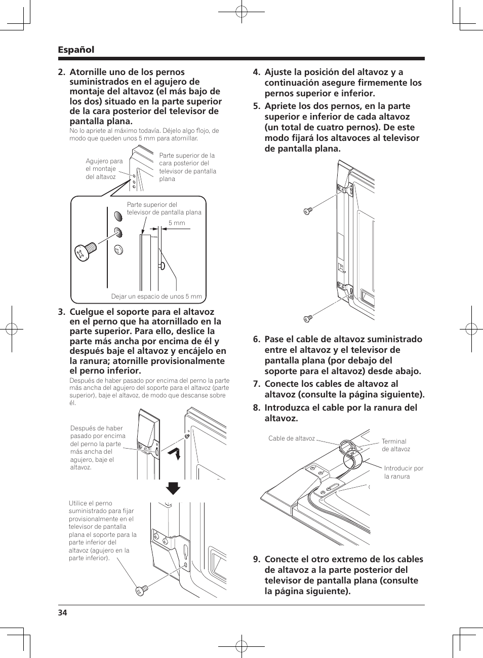 Pioneer PDP-S64 User Manual | Page 34 / 50