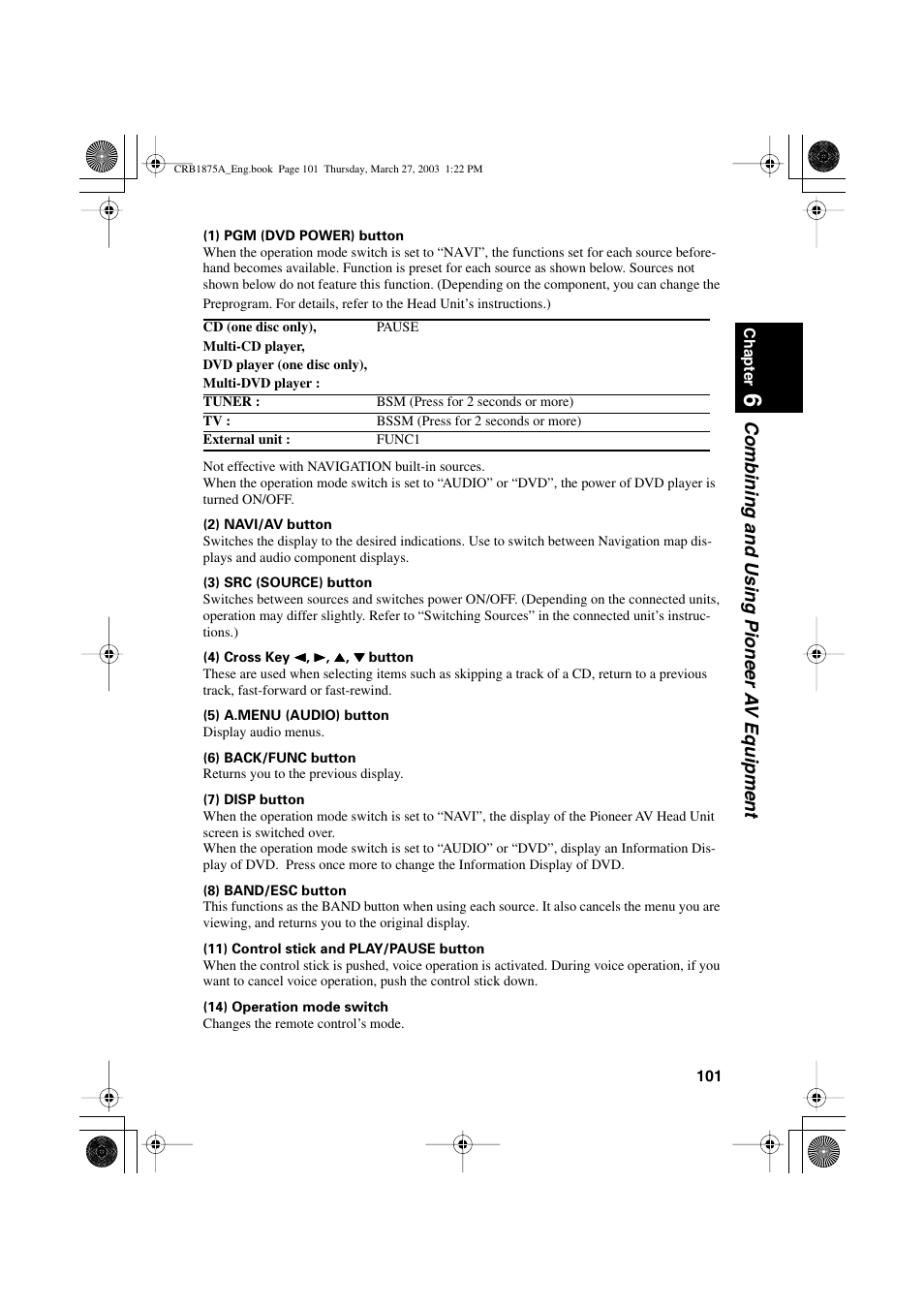 Combining and using pioneer a v equipment | Pioneer AVIC700D User Manual | Page 102 / 190
