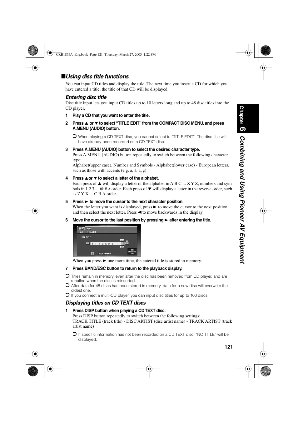 Pioneer AVIC700D User Manual | Page 122 / 190