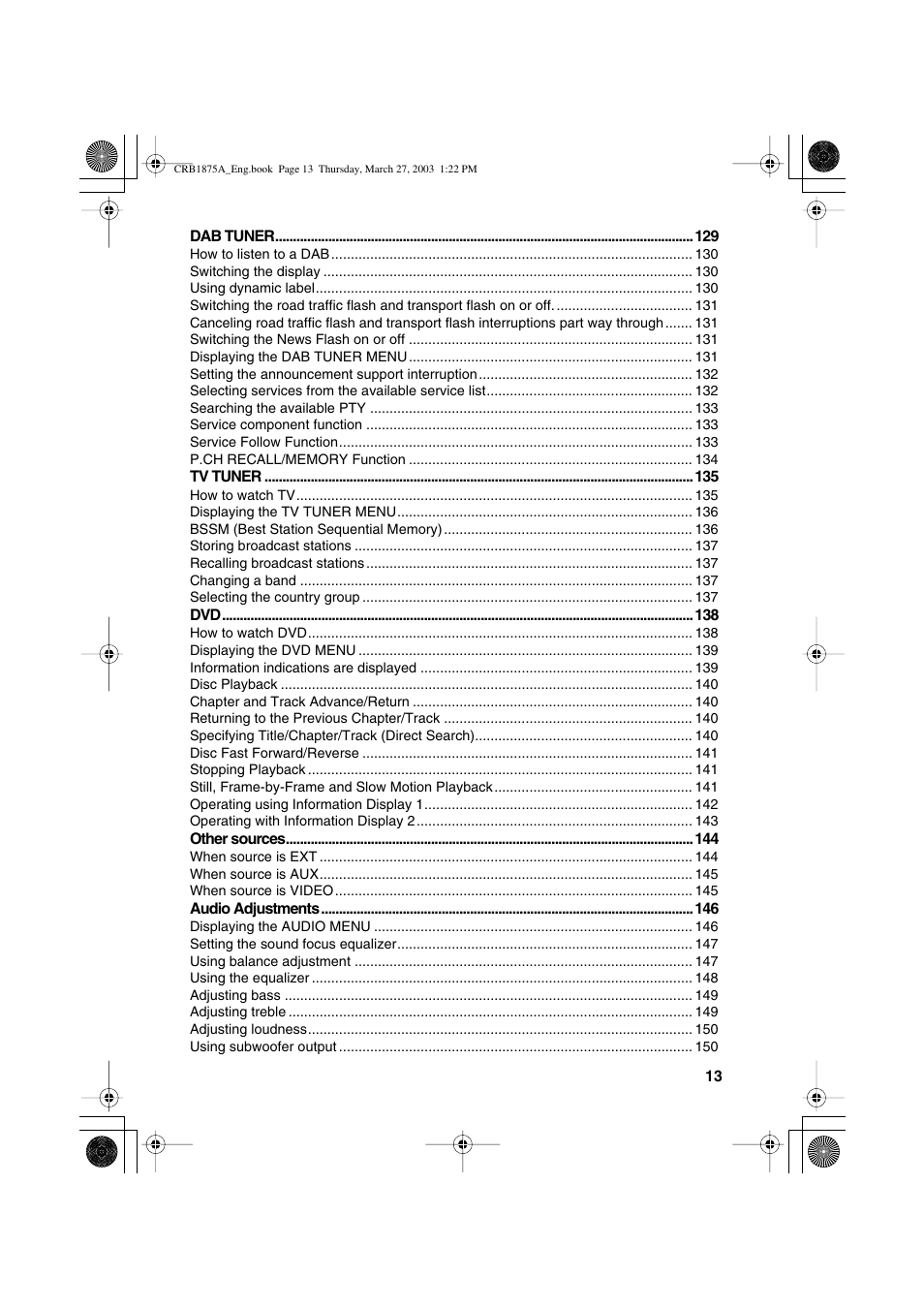 Pioneer AVIC700D User Manual | Page 14 / 190
