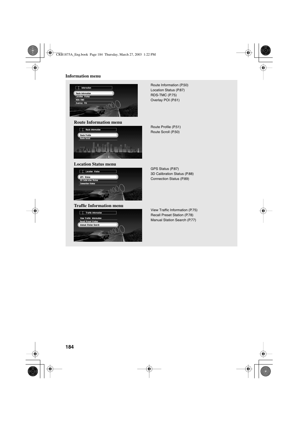 Pioneer AVIC700D User Manual | Page 185 / 190