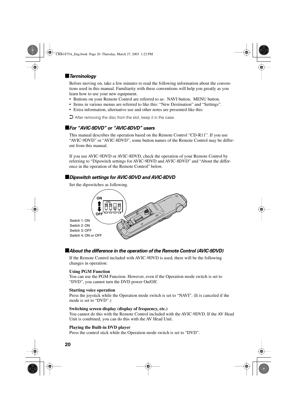 Pioneer AVIC700D User Manual | Page 21 / 190