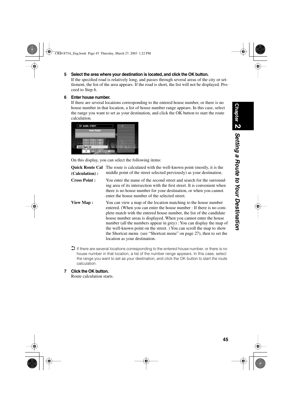 Setting a route to y our destination | Pioneer AVIC700D User Manual | Page 46 / 190