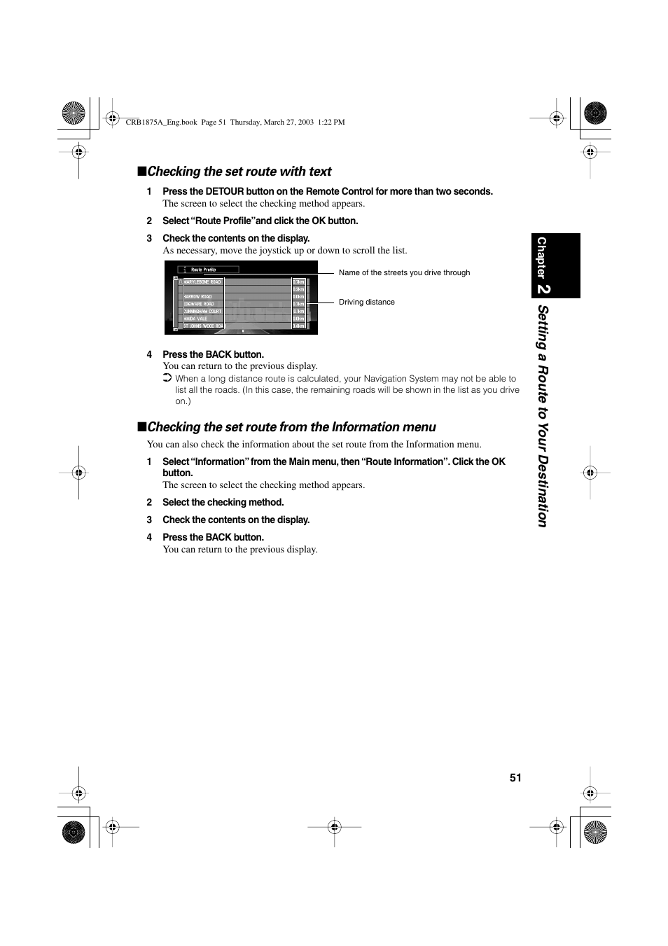 Checking the set route from the information menu | Pioneer AVIC700D User Manual | Page 52 / 190