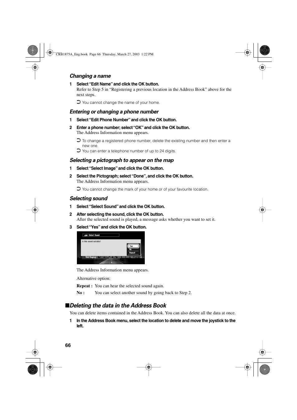 Deleting the data in the address book | Pioneer AVIC700D User Manual | Page 67 / 190