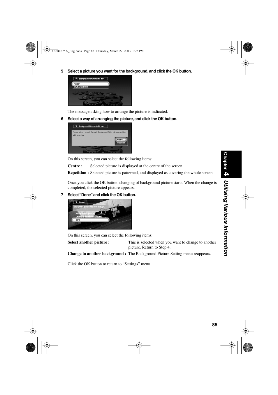 Utilising v arious inf ormation | Pioneer AVIC700D User Manual | Page 86 / 190
