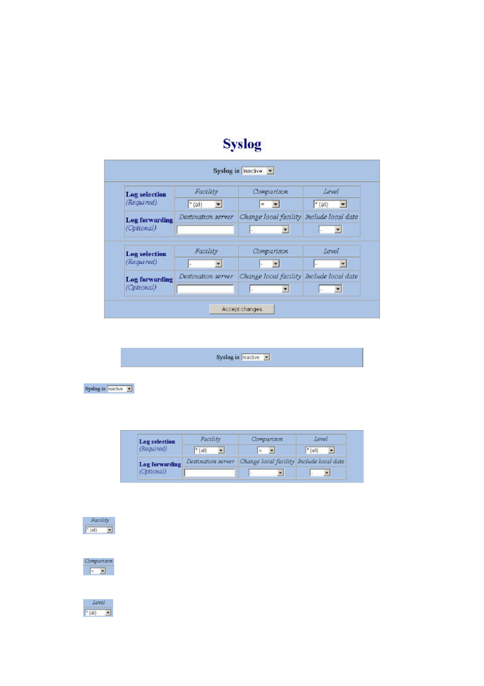 Syslog | IPricot IPR-S1000 User Manual | Page 55 / 108