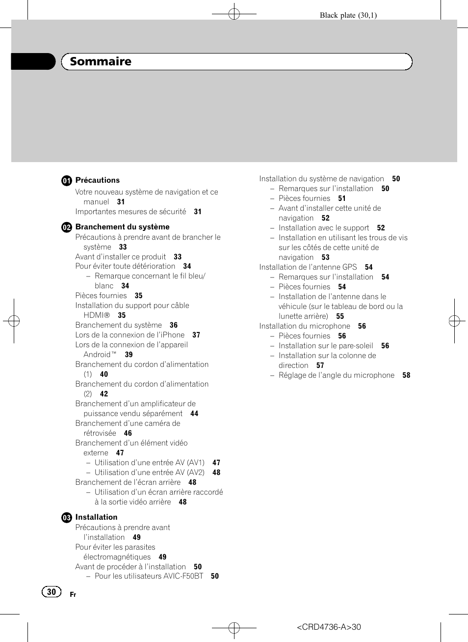 Pioneer AVIC-F50BT User Manual | Page 30 / 180