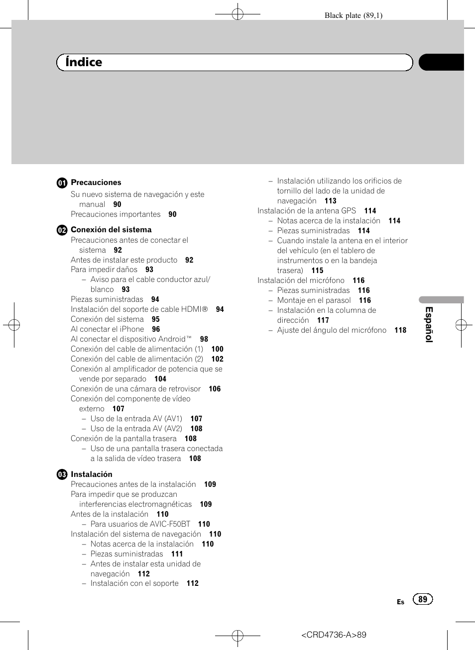 Pioneer AVIC-F50BT User Manual | Page 89 / 180