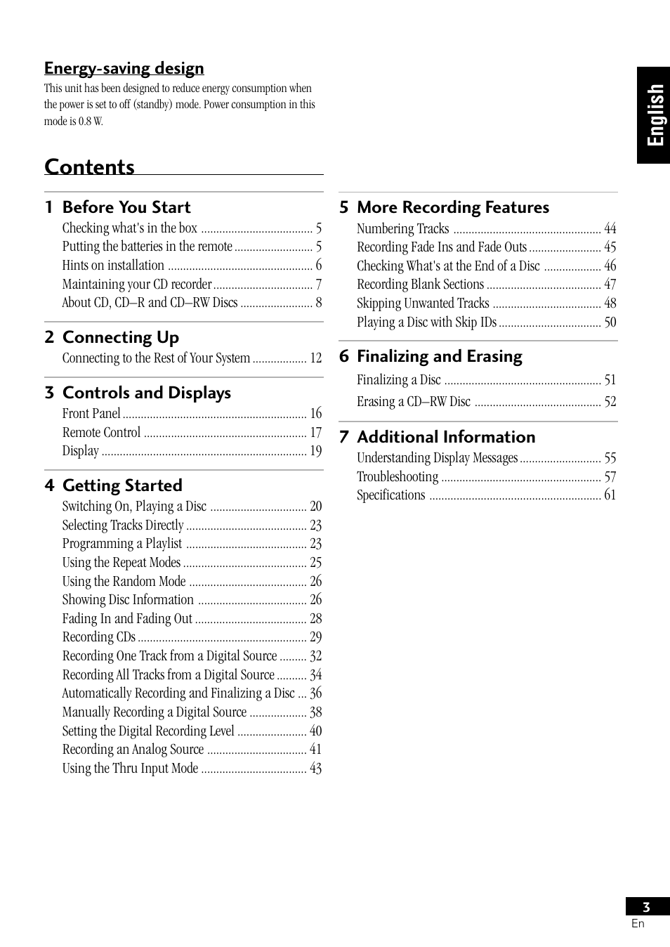 Pioneer PDR-L77 User Manual | Page 3 / 122