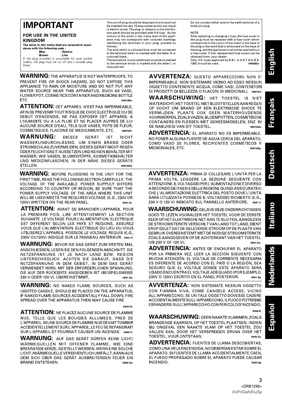 Pioneer CDJ-1000 User Manual | Page 3 / 96