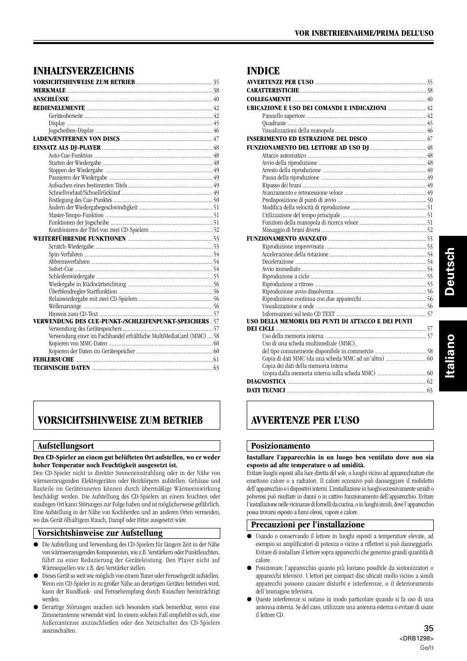 Pioneer CDJ-1000 User Manual | Page 35 / 96
