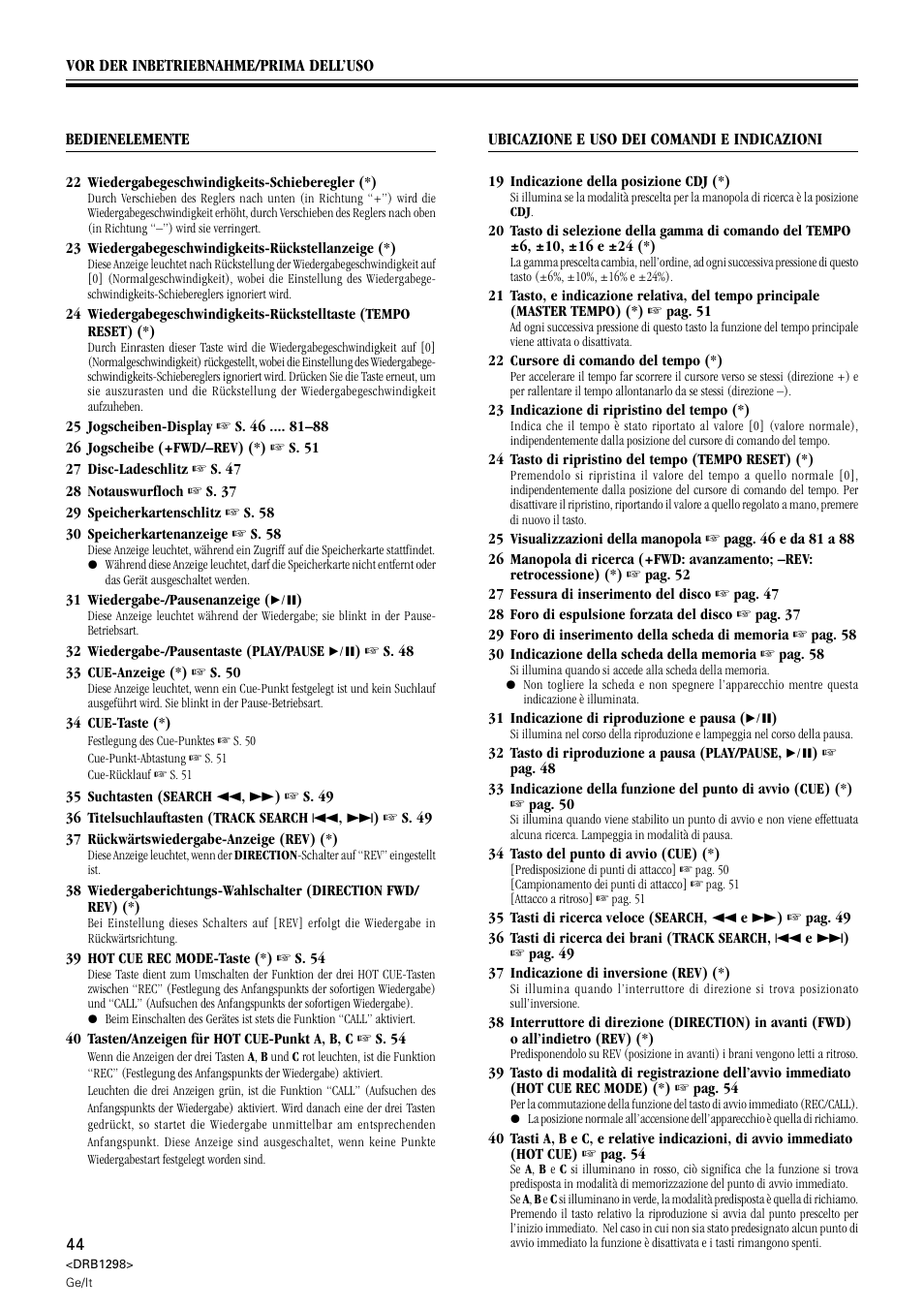 Pioneer CDJ-1000 User Manual | Page 44 / 96