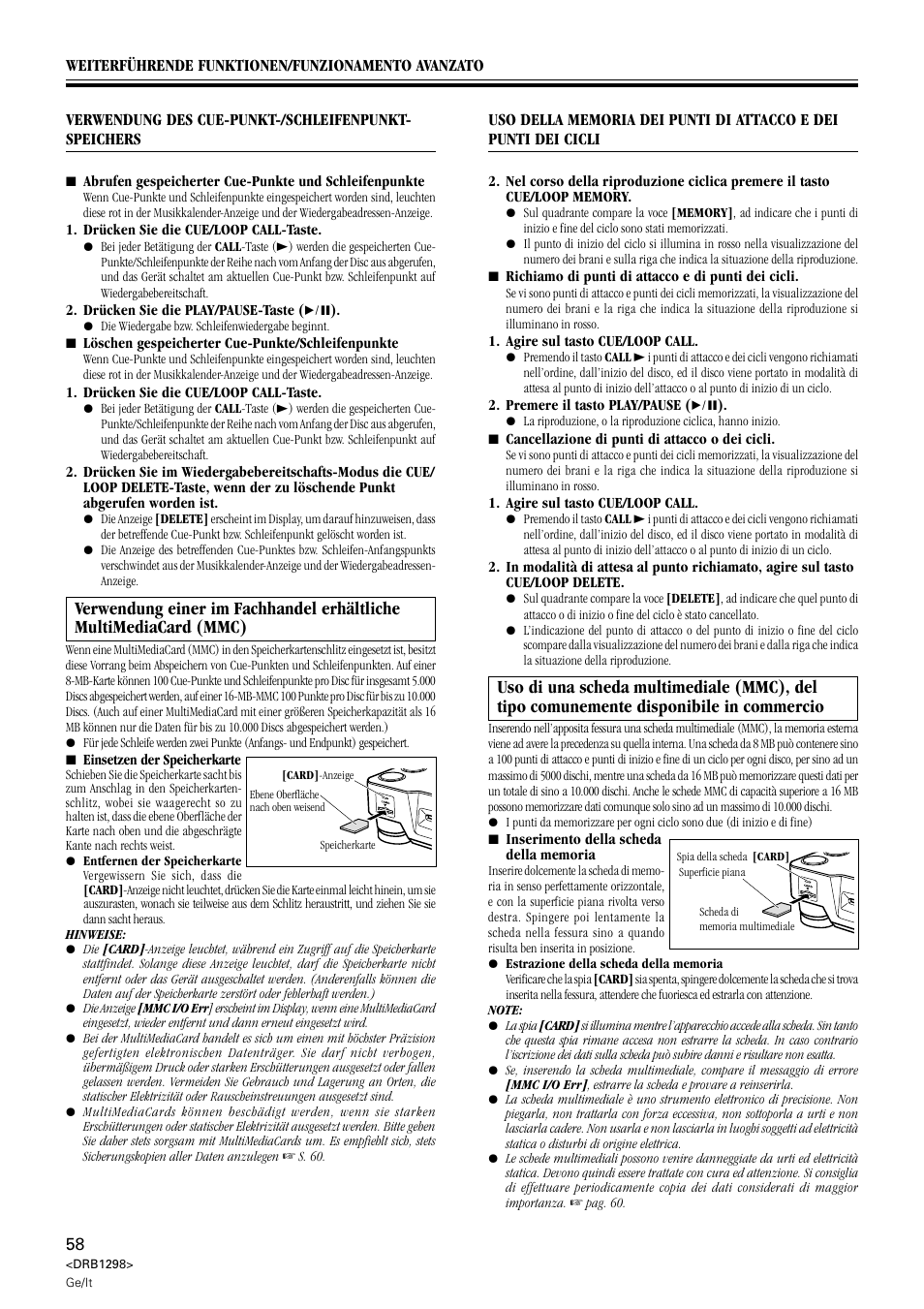 Pioneer CDJ-1000 User Manual | Page 58 / 96