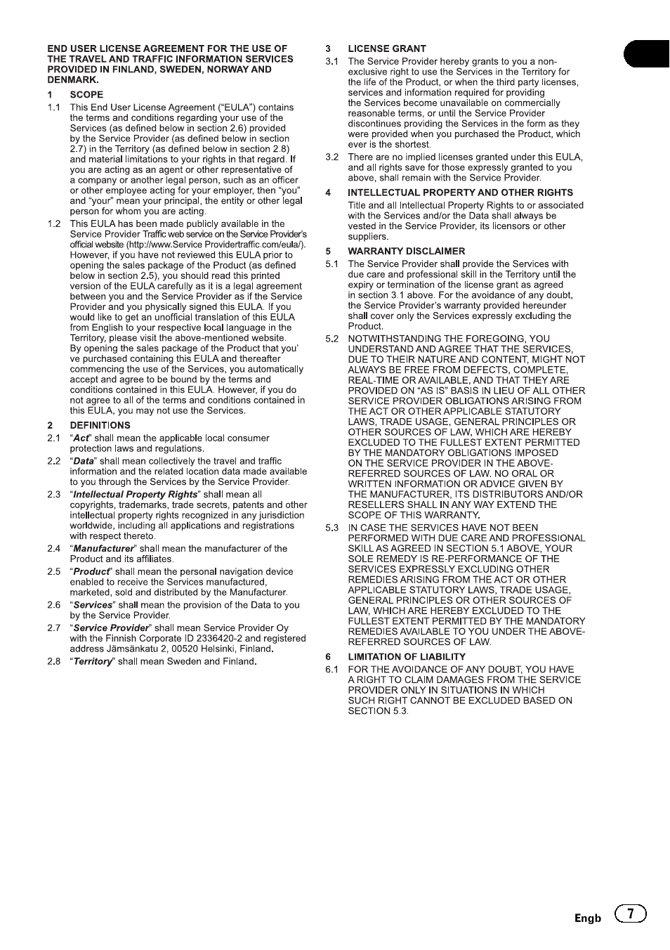 Pioneer CNSD-350FM User Manual | Page 7 / 36