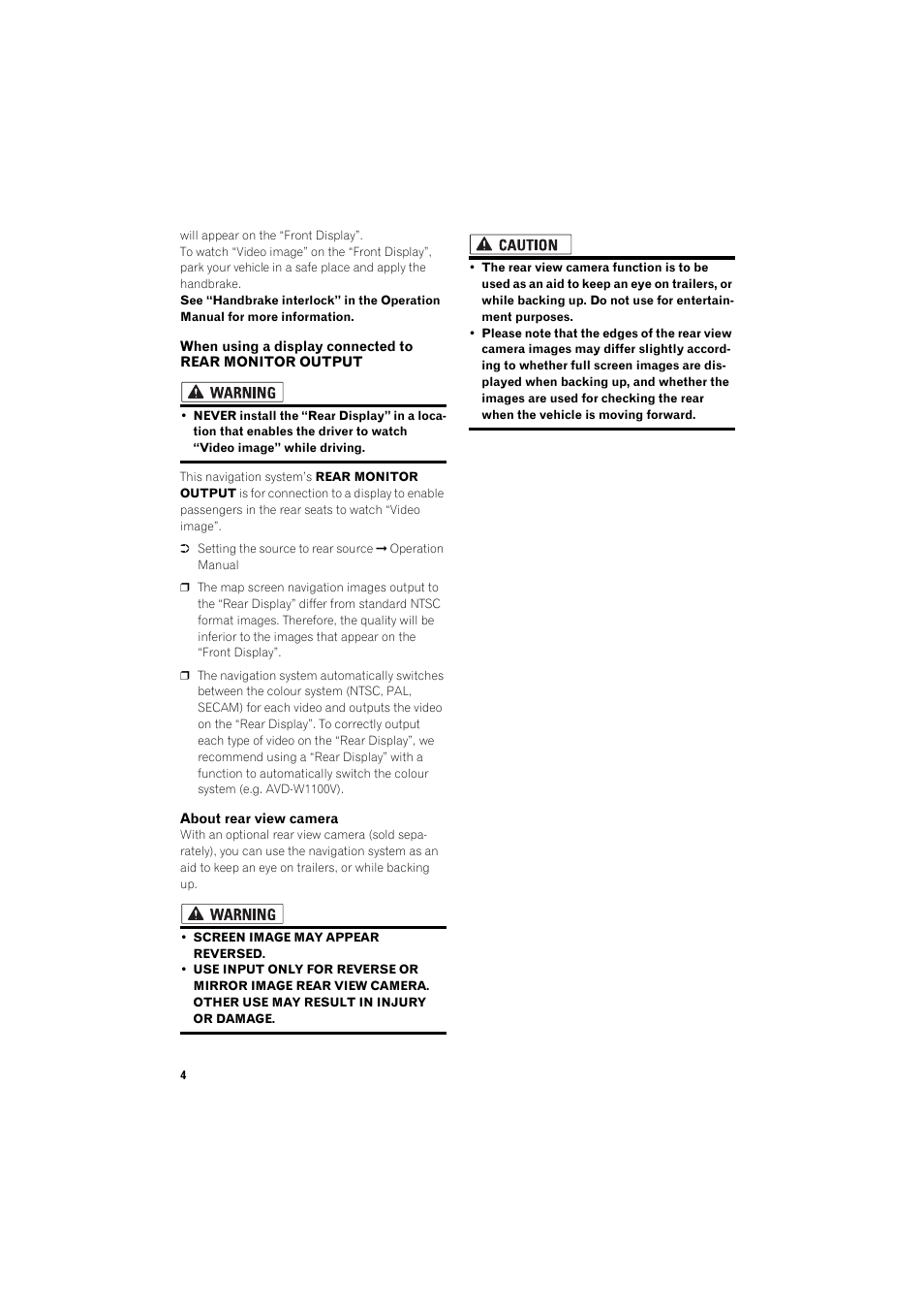 Pioneer AVIC-HD3 RU User Manual | Page 6 / 22