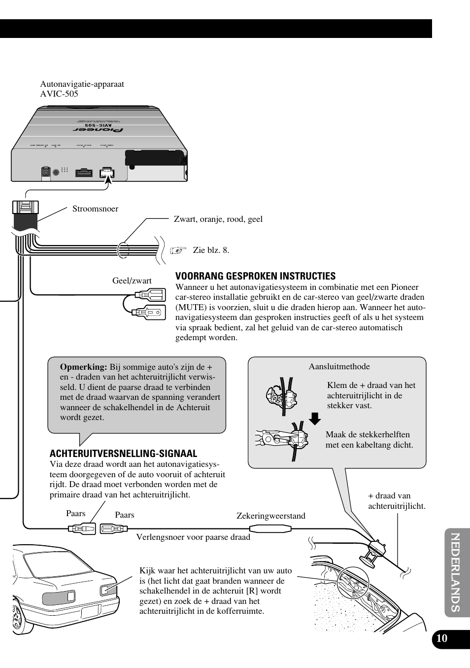 Pioneer AVIC70S User Manual | Page 131 / 148