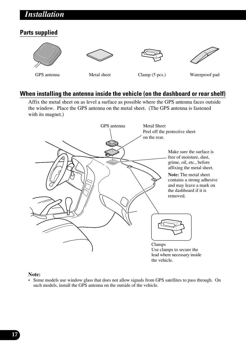 Installation | Pioneer AVIC70S User Manual | Page 18 / 148