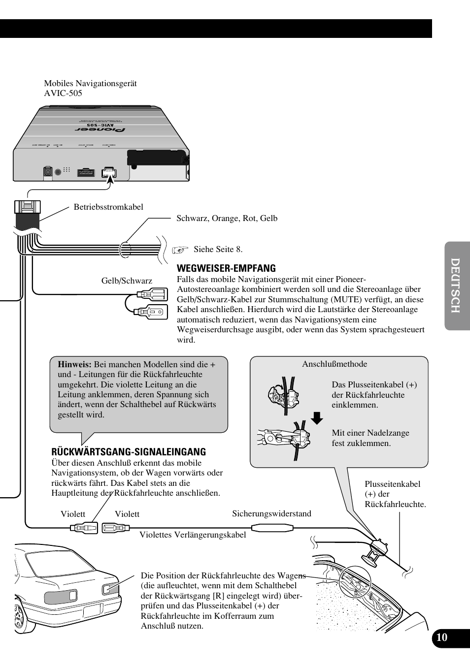 Pioneer AVIC70S User Manual | Page 59 / 148