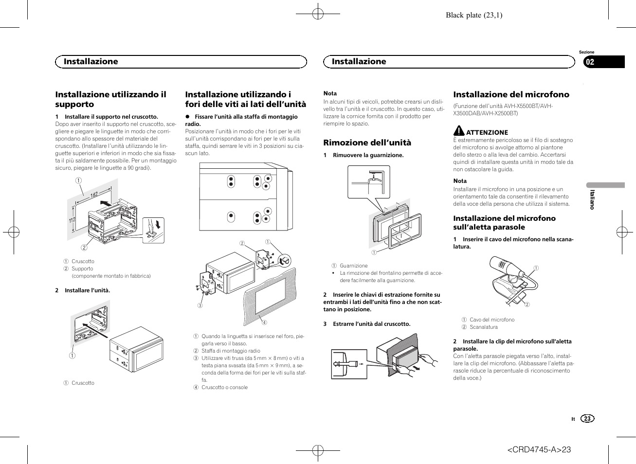 Pioneer AVH-X5500BT User Manual | Page 23 / 52