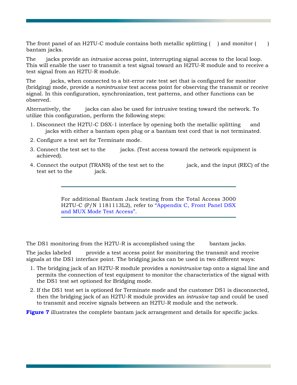 H2tu-c bantam jacks, H2tu-r bantam jacks, H2tu-c bantam jacks h2tu-r bantam jacks | ADTRAN HDSL2 User Manual | Page 23 / 90