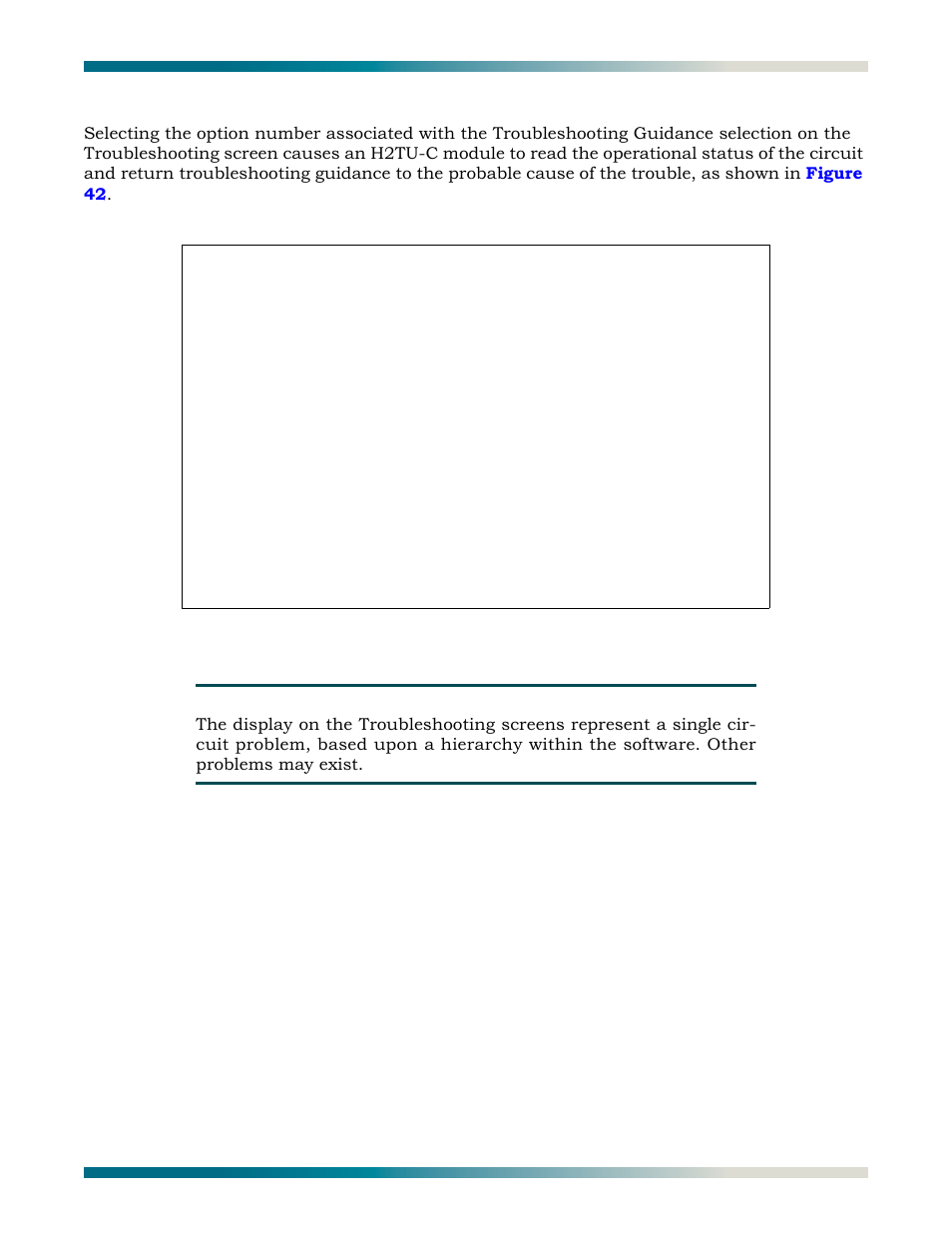 Troubleshooting guidance, Figure 42 | ADTRAN HDSL2 User Manual | Page 51 / 90