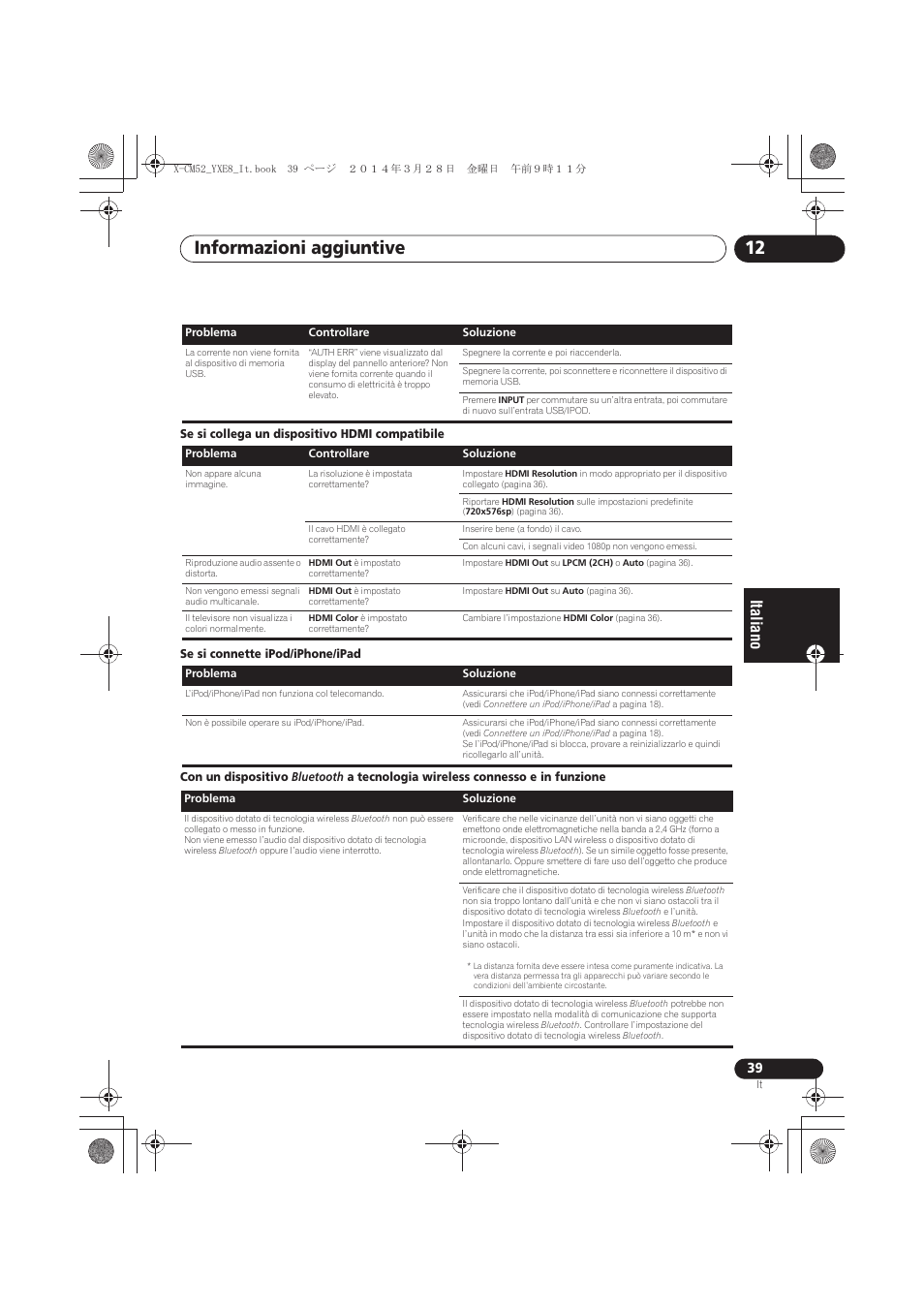 Informazioni aggiuntive 12 | Pioneer X-CM52BT-W User Manual | Page 171 / 268