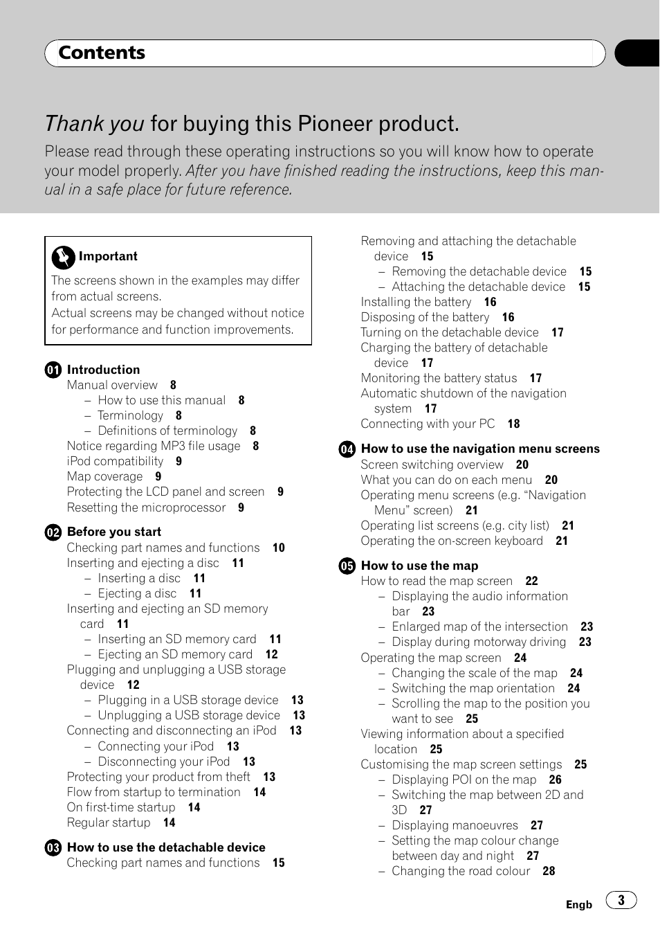Pioneer AVIC-F310BT User Manual | Page 3 / 137