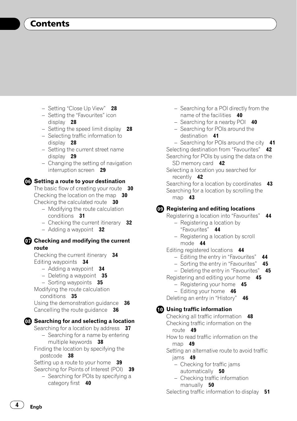 Pioneer AVIC-F310BT User Manual | Page 4 / 137