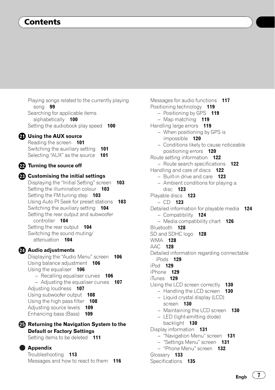 Pioneer AVIC-F310BT User Manual | Page 7 / 137