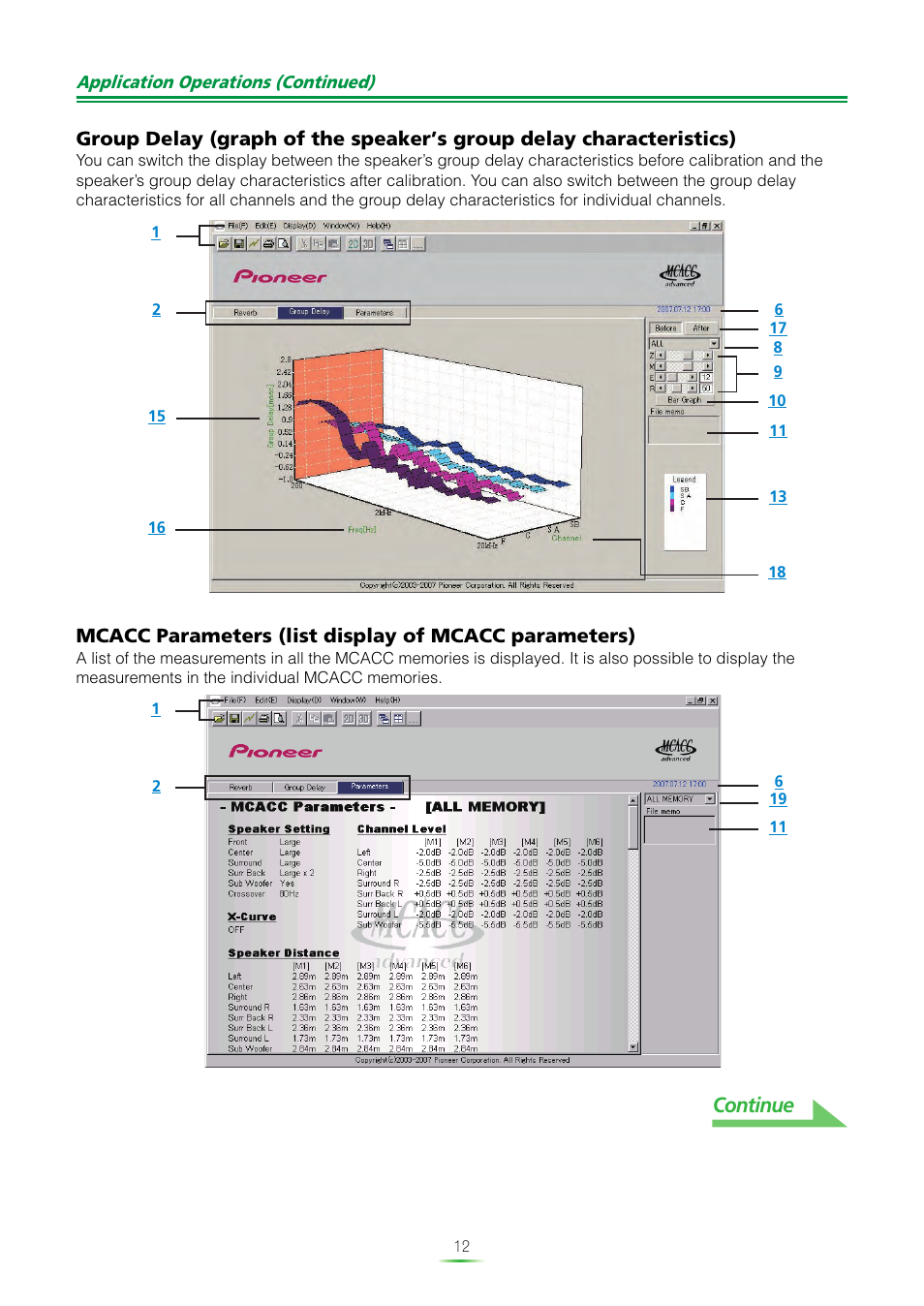 Continue | Pioneer SC-LX81 User Manual | Page 12 / 38