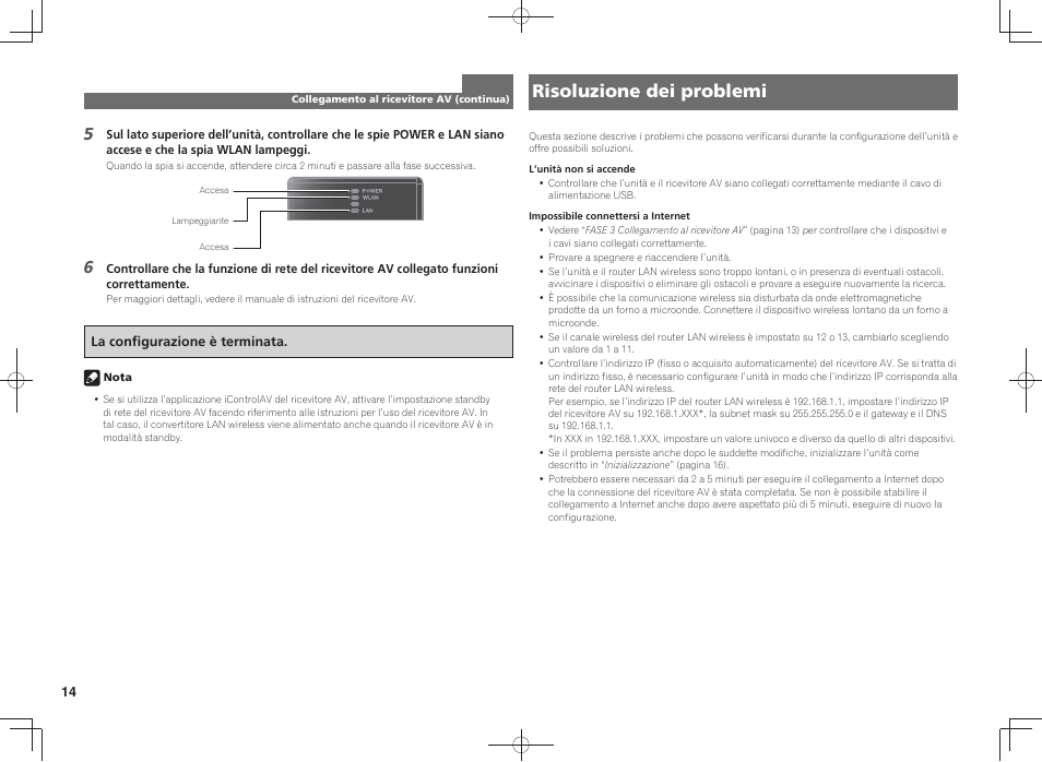 Risoluzione dei problemi | Pioneer SC-LX88-K User Manual | Page 62 / 128