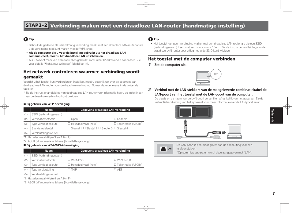 Stap 2-2, Het toestel met de computer verbinden | Pioneer SC-LX88-K User Manual | Page 71 / 128