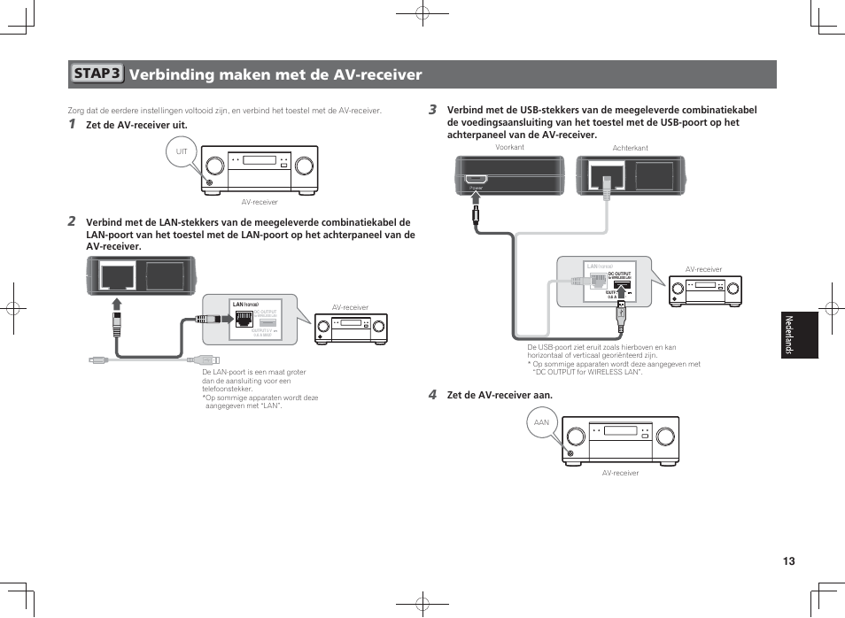 Verbinding maken met de av-receiver, Stap 3 | Pioneer SC-LX88-K User Manual | Page 77 / 128