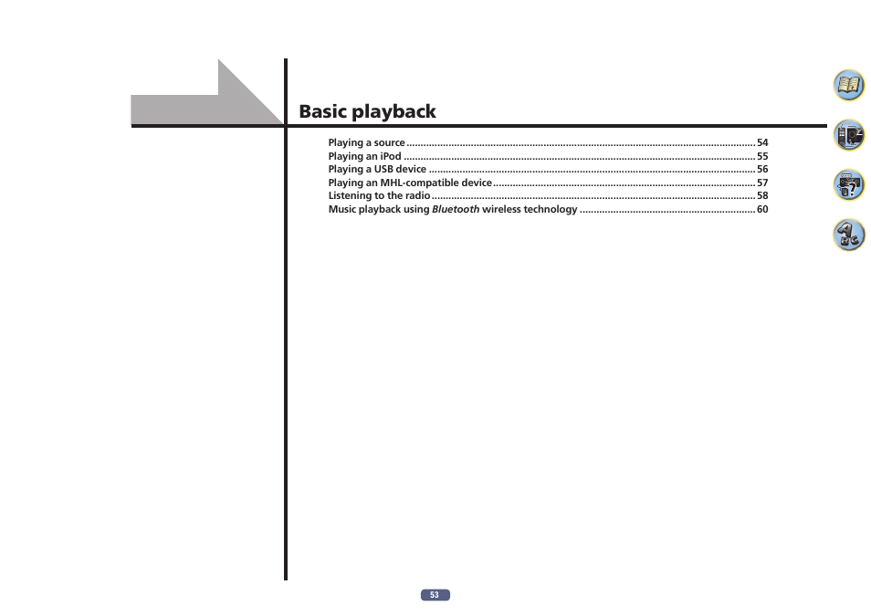 Basic playback | Pioneer SC-LX58-S User Manual | Page 53 / 140