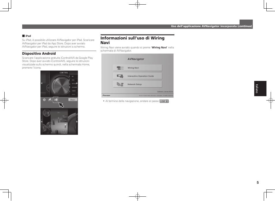 Informazioni sull’uso di wiring navi | Pioneer SC-LX88-K User Manual | Page 35 / 76