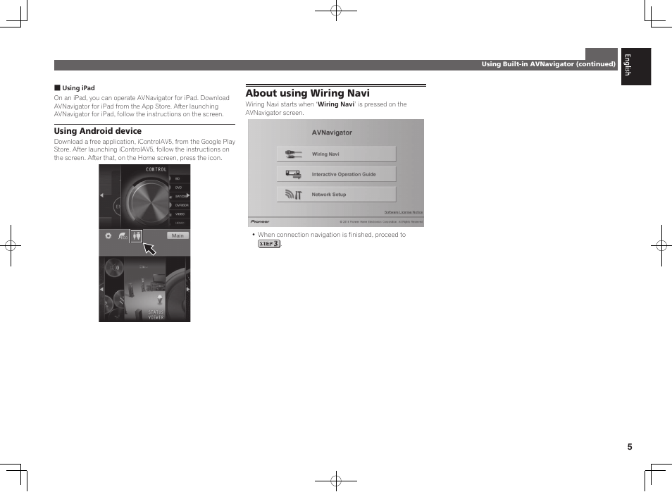 About using wiring navi | Pioneer SC-LX88-K User Manual | Page 5 / 76