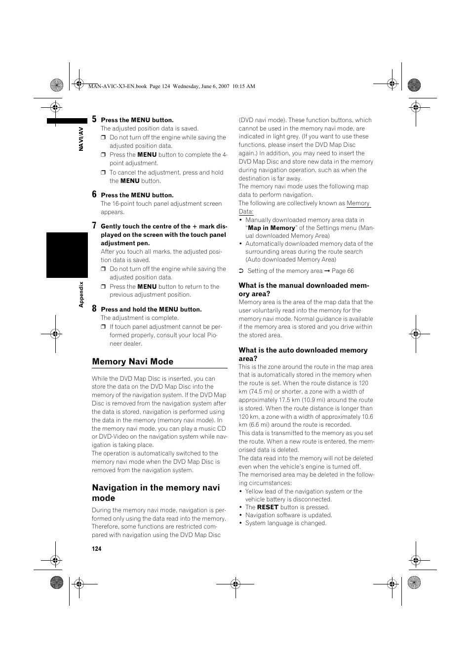 Pioneer AVIC-X3 User Manual | Page 126 / 164