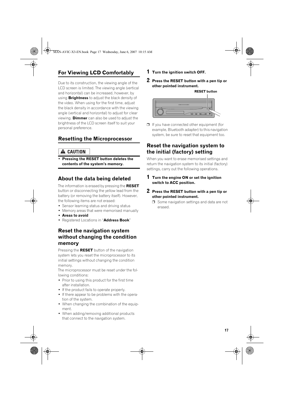 Pioneer AVIC-X3 User Manual | Page 19 / 164