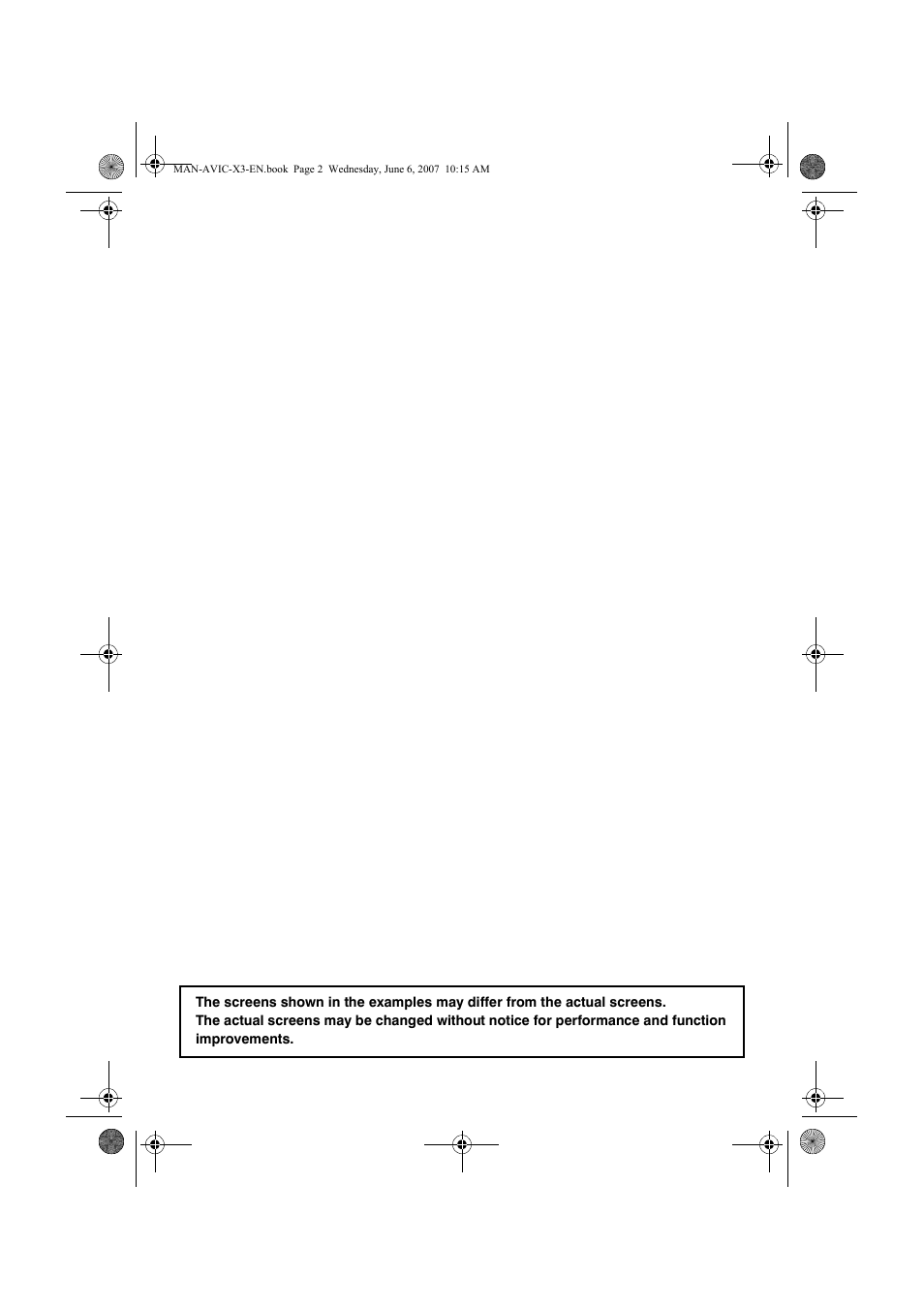 Pioneer AVIC-X3 User Manual | Page 2 / 164