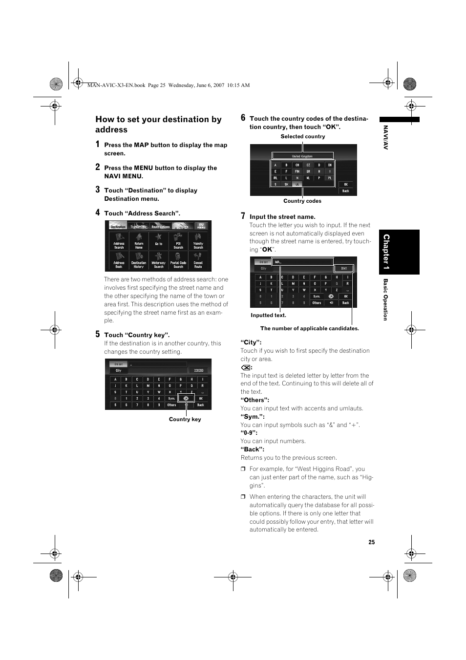 How to set your destination by address | Pioneer AVIC-X3 User Manual | Page 27 / 164