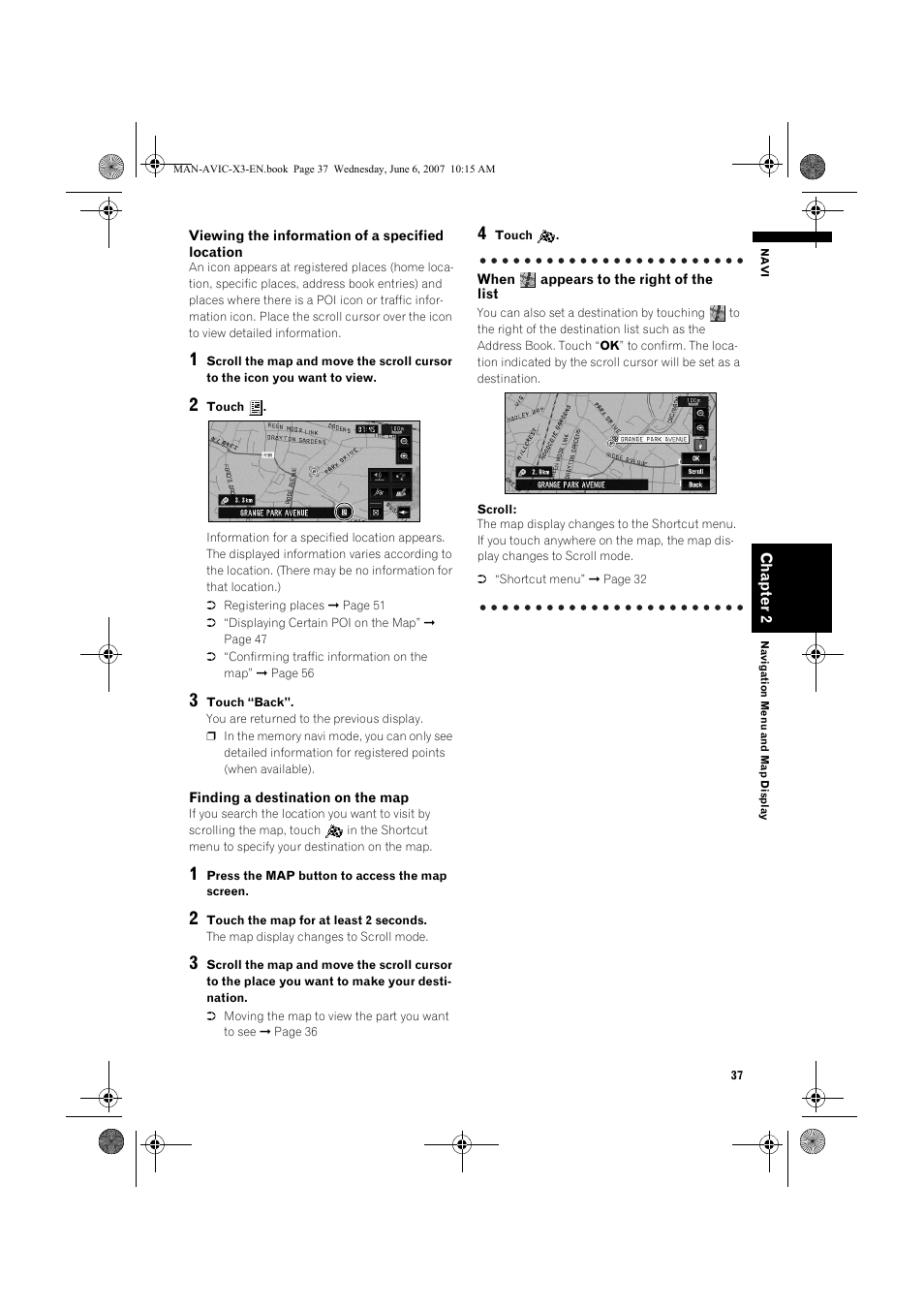 Pioneer AVIC-X3 User Manual | Page 39 / 164