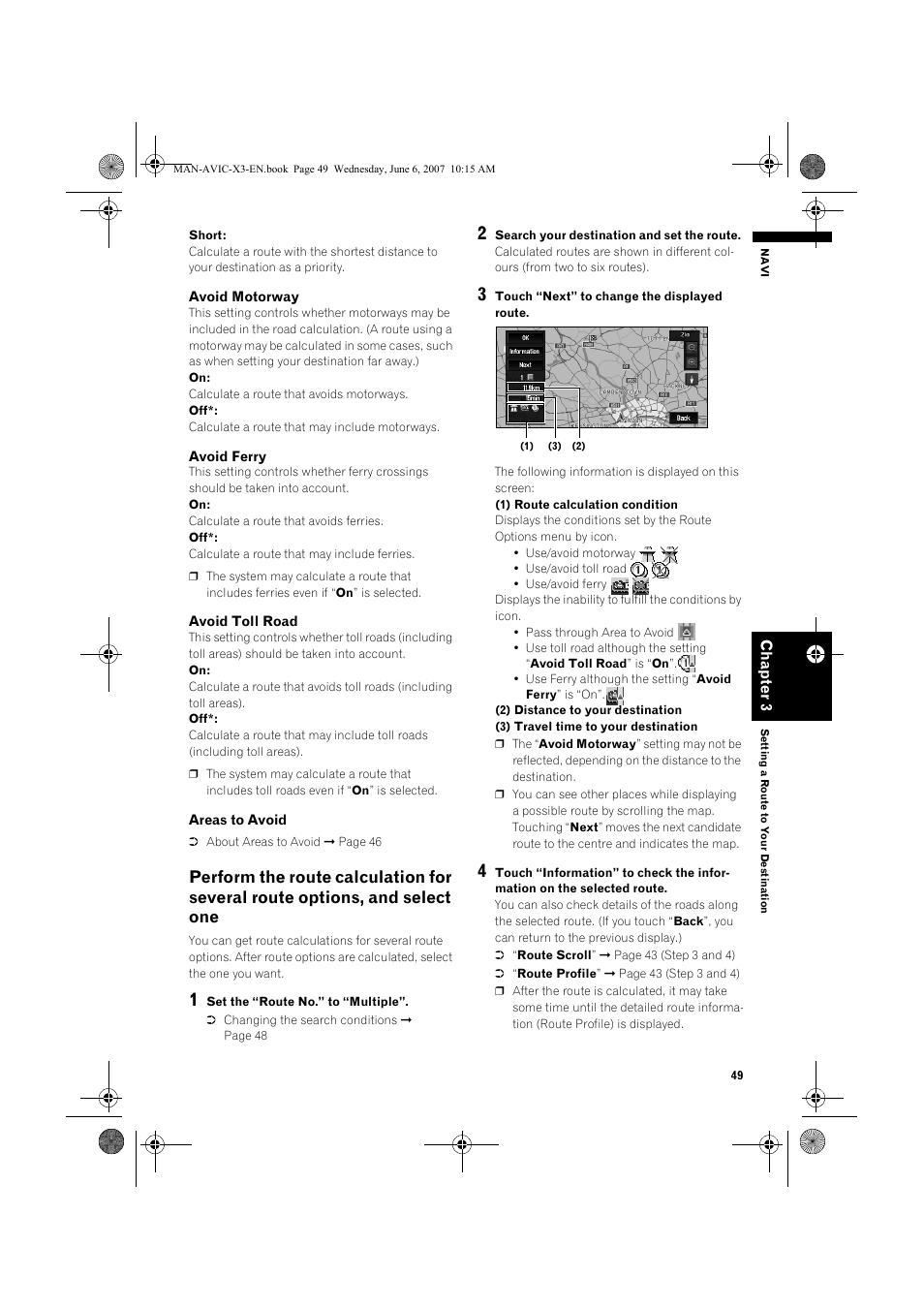 Pioneer AVIC-X3 User Manual | Page 51 / 164