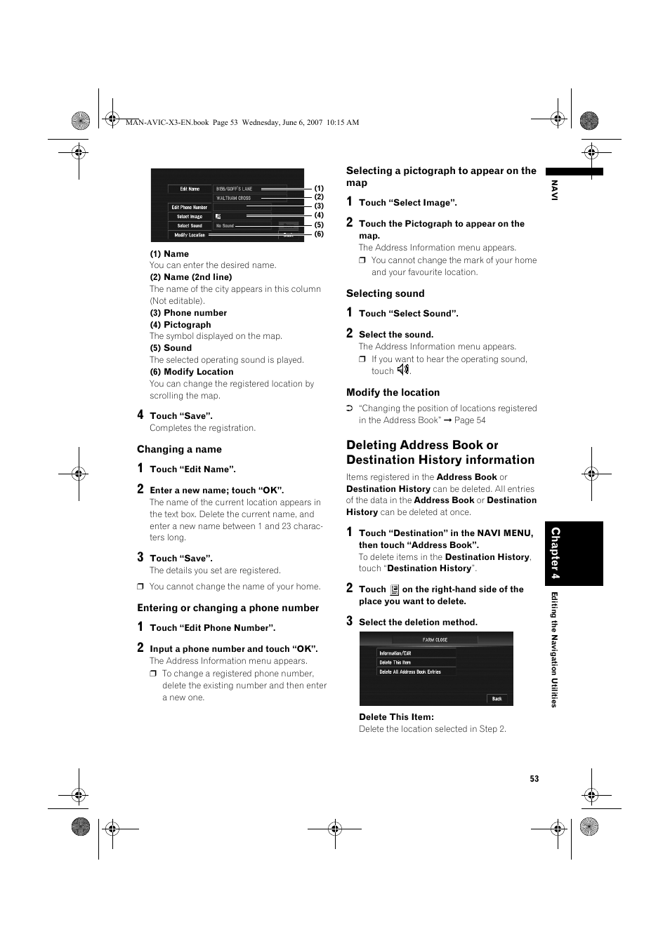 Pioneer AVIC-X3 User Manual | Page 55 / 164