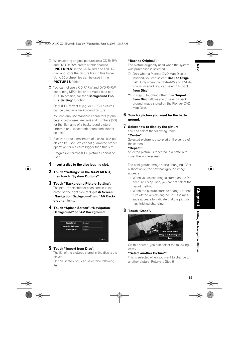 Pioneer AVIC-X3 User Manual | Page 61 / 164