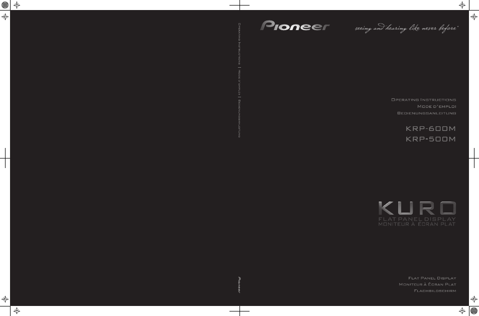 Pioneer KRP-500M User Manual | 325 pages