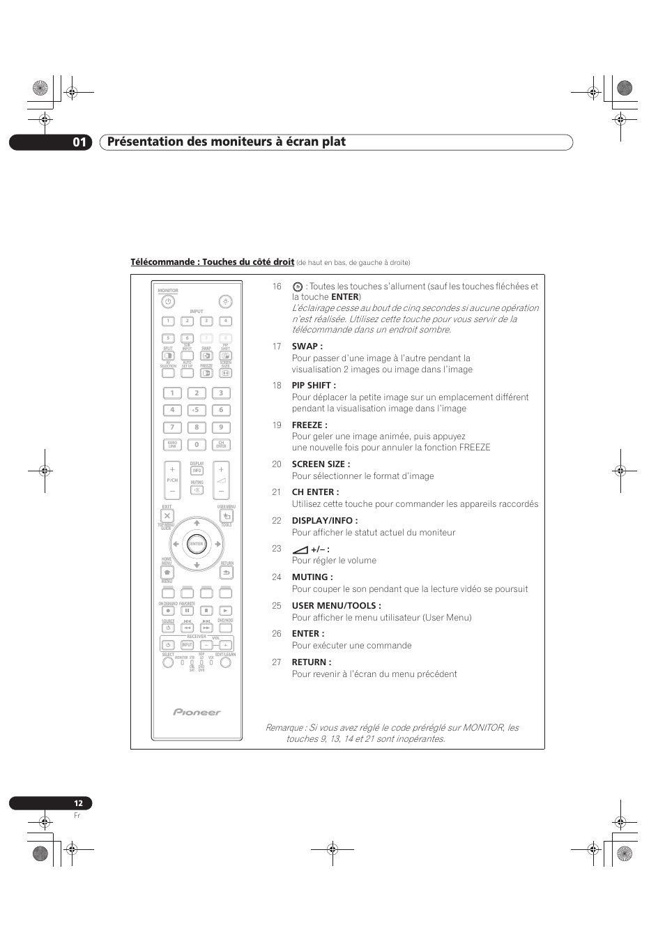01 présentation des moniteurs à écran plat | Pioneer KRP-500M User Manual | Page 120 / 325